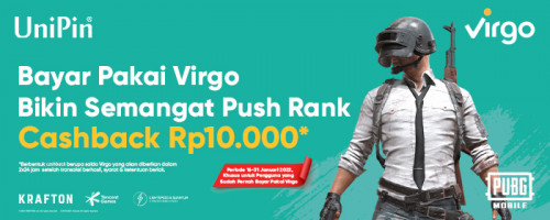 PROMO – Push Rank Pakai Virgo Cashback Rp 10.000 di UniPin!